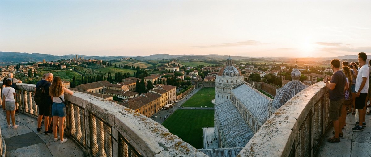 Pisa Turm Panorama